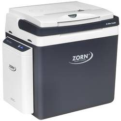 ZORN Cooler Z 26 LNP 7,8 Ah Akku-Kühlbox & Heizbox EEK: D (A - G) Thermoelektrisch 12 V, 230 V DC/AC Schwarz/Weiß 25 l