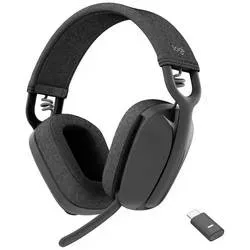 Logitech Zone Vibe Over Ear Headset Bluetooth® Schwarz Noise Cancelling Computer