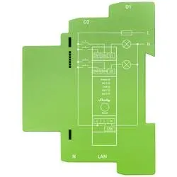 Shelly Shelly Pro Dimmer 2PM Hutschienenrelais Bluetooth, Wi-Fi