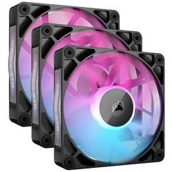 Corsair iCUE LINK RX120 RGB PC-Gehäuse-Lüfter Schwarz (B x H x T) 120 x 120 x 25 mm inkl. LED-Beleuchtung