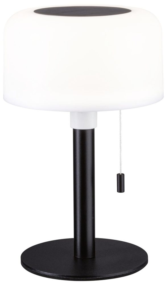 Paulmann 94607 Bartja Solar-Tischlampe 1.6 W Warmweiß Schwarz