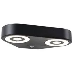 Paulmann Silma 94866 LED-Außenwandleuchte mit Bewegungsmelder LED 11 W Anthrazit