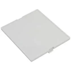 Hammond Electronics 1597D3MPRH Abdeckung ABS-PC Grau (L x B x H) 49 x 3 x 42 mm 1 St.