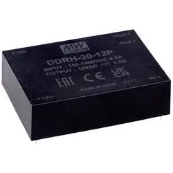 MEAN WELL DDRH-30-12P DC/DC-Wandler, Print 12 V/DC Anzahl Ausgänge:1 x Inhalt 1 St.