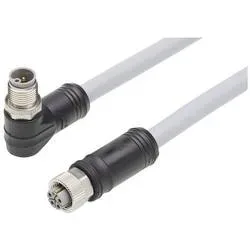 Molex 1205010120 Sensor-/Aktor-Steckverbinder, konfektioniert M12 Buchse, gerade, Stecker, gewinkelt 5 m Polzahl