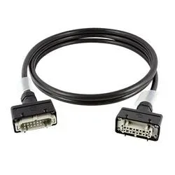 Contrik CKPE50-AHAH-M050 Multicore Kabel Harting E16 Schwarz
