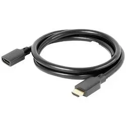 club3D HDMI Anschlusskabel HDMI-A Stecker, HDMI-A Buchse 1.00 m Schwarz CAC-1322 HDMI-Kabel