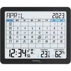 Techno Line WT2600 Funk Kalender Schwarz Alarmzeiten 2