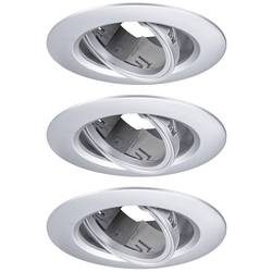 Paulmann 92110 Einbauleuchte 3er Set LED GU10 Chrom (matt)