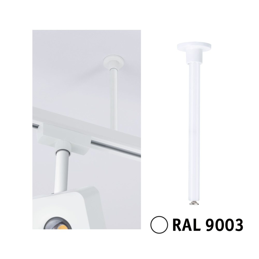 Paulmann 95654 Hochvolt-Schienensystem-Komponente Schienenabhängung Signal-Weiß
