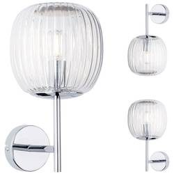 Paulmann Ruya 71140 Wandleuchte E14 Glas, Chrom