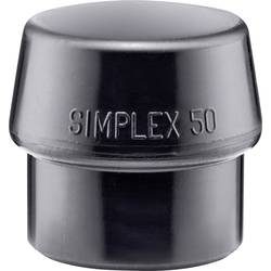 Schonhammerkopf SIMPLEX Kopf-Ø 50mm Gum.schwarz mittelh.HALDER