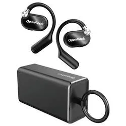 OneOdio OpenRock X Black In Ear Kopfhörer Bluetooth® Stereo Schwarz Sport