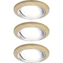 Paulmann 92239 Lanati LED-Einbauleuchte LED 6 W Aluminium (gedreht)