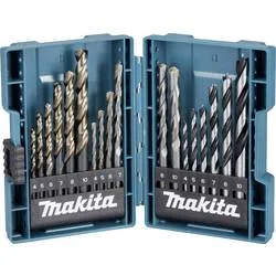 Makita B-49432 B-49432 18teilig Universal-Bohrersortiment Metall, Stein, Beton, Holz, Mauerwerk 4.0 mm, 5.0 mm, 6.0 mm,