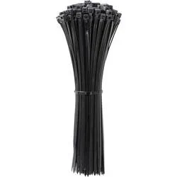 Quadrios 24CA360 24CA360 Kabelbinder 300 mm 3.6 mm Schwarz UV-stabilisiert 100 St.