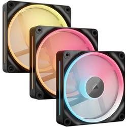 Corsair LX120-R RGB iC PC-Gehäuse-Lüfter Schwarz (B x H x T) 120 x 120 x 20 mm