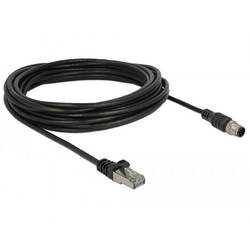 DeLock Patchkabel Cat 5e, S/FTP, RJ-45-M12