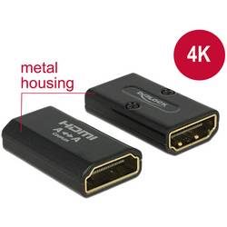 Delock 65659 HDMI Adapter [1x HDMI-Buchse - 1x HDMI-Buchse] Schwarz 0 mm