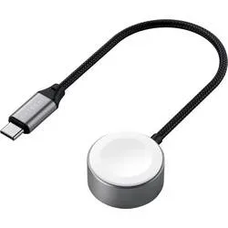 Satechi - USB-C Apple Watch Schnellladekabel, Space Black, One Size