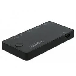 Delock 11477 1+5 Port KVM-Umschalter HDMI Tastatur 3840 x 2160 Pixel