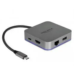 Delock Dockingstation USB 3.1 Typ-C – HDMI/USB-A/USB-C/LAN/PD 3.0