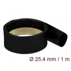 Delock 20663 Schrumpfschlauch Schwarz 25.4 mm Schrumpfrate:4:1 1 St.