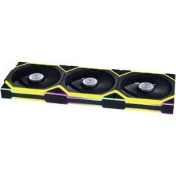 Lian Li Lian Li UNI FAN SL Wireless ARGB PWM Lüfter, 3er-Pack inkl. Controller - 120 mm PC-Gehäuse-Lüfter Schwarz (B x H