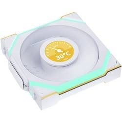 Lian Li Lian Li UNI FAN SL Wireless LCD Lüfter, ARGB, PWM - Reverse Blade, 120 mm, weiß PC-Gehäuse-Lüfter Weiß (B x H x