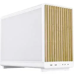 Lian Li Lian Li DAN Cases A3-mATX Wood Edition PC-Gehäuse, Micro-ATX - Buche, weiß Micro-Tower Gehäuse, Gaming-Gehäuse,