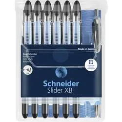 Schneider Kugelschreiber Slider Schwarz 0.7 mm 7 Stück
