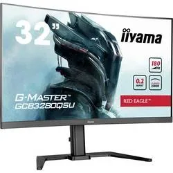 Iiyama G-Master Red Eagle GCB3280QSU-B2 Gaming Monitor EEK F (A - G) 80 cm (31.5 Zoll) 2560 x 1440 Pixel 16:9 0.2 ms