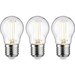 Paulmann 29215 LED EEK A (A - G) E27 Tropfenform 2.5 W Warmweiß (Ø x H) 45 mm x 80 mm 3 St.