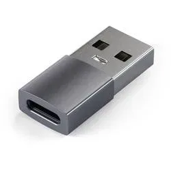 Satechi USB 3.1 Gen 1 (USB3.0) Adapter [1x USB-C® Stecker - 1x USB-A, USB 3.1 Gen 1] ST-TAUCM 0 m