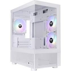 Thermaltake View 170 TG ARGB Snow White Micro-Tower PC-Gehäuse Weiß