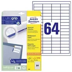 AVERY ZWECKFORM Universal-Etiketten 485x169mm 4785Z weiss 30 Blatt