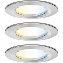 Paulmann 92443 LED-Deckenleuchte, LED-Einbauleuchte LED 6 W Eisen (gebürstet)