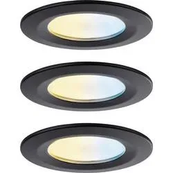 Paulmann 92446 LED-Deckenleuchte, LED-Einbauleuchte LED LED 6 W Schwarz (matt)