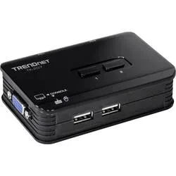 TRENDNET - TK-207K KVM Switch 2-Port USB Kit, Blau