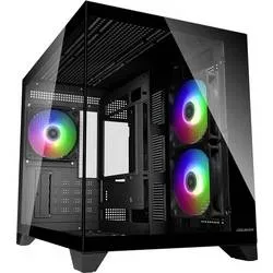 Cougar FV150 Mini-Tower PC-Gehäuse, Gaming-Gehäuse Schwarz