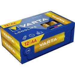 Varta VARTA Longlife AA Cube Pack12 Mignon (AA)-Batterie Alkali-Mangan 1.5 V 12 St.