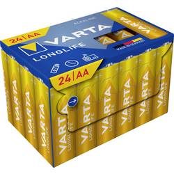 Varta VARTA Longlife AA Cube Pack24 Mignon (AA)-Batterie Alkali-Mangan 1.5 V 24 St.