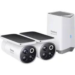 Baseus S1 Pro Outdoor Dual 3K 2-Cam Kit S0TX002131 IP-Überwachungskamera-Set 2er Set 2304 x 1296 Pixel
