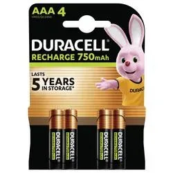 Duracell Batterien Rechargeable Plus AAA 4 Stück
