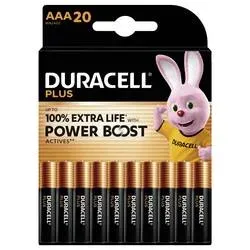 Duracell Plus Power Boost Micro (AAA)-Batterie Alkali-Mangan 1.5 V 20 St.