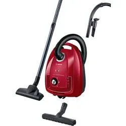 Bosch Staubsauger mit Beutel, Serie 4, rot Staubsauger mit Beutel 600 W mit Staubbeutel