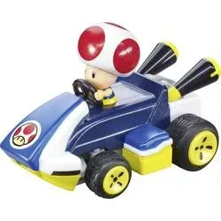 Carrera 370430035 CARRERA - 2.4GHz Mario Kart Mini RC - Toad Paperbox 1:50 RC Modellauto Elektro Rennwagen inkl. Akku