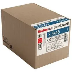 Fischer 573046 Spanplattenschraube 45 mm TX 1000 St.
