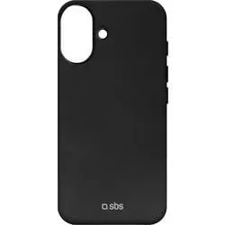 sbs mobile Cover Apple iPhone 16 Schwarz Stoßfest TED3OBKCOVIP1661