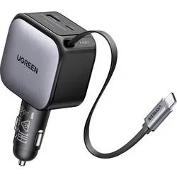 Ugreen Autoadapter Fast Charger mit Kabel | Usb-C / Usb-A | 60W
